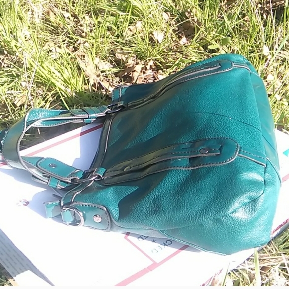 Relic By Fossil Handbag Purse Tote TEAL Green - Picture 2 of 8